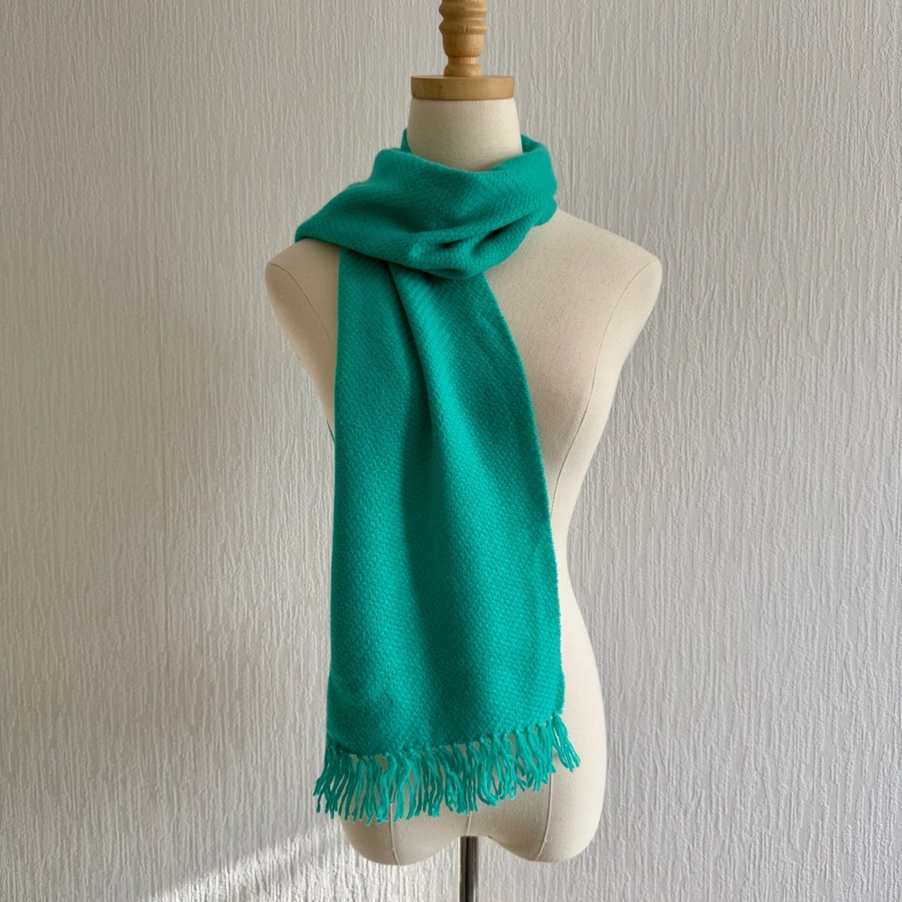 Luxurious Teal Cashmere Scarf